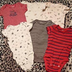 Assorted Striped and Printed Kids One Pieces